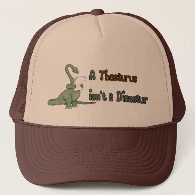 Gorra De Camionero Dinosaurio del Tesauro (Anverso)