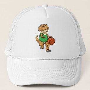 Gorra De Camionero Dinosaurio en Deportes con Baloncesto