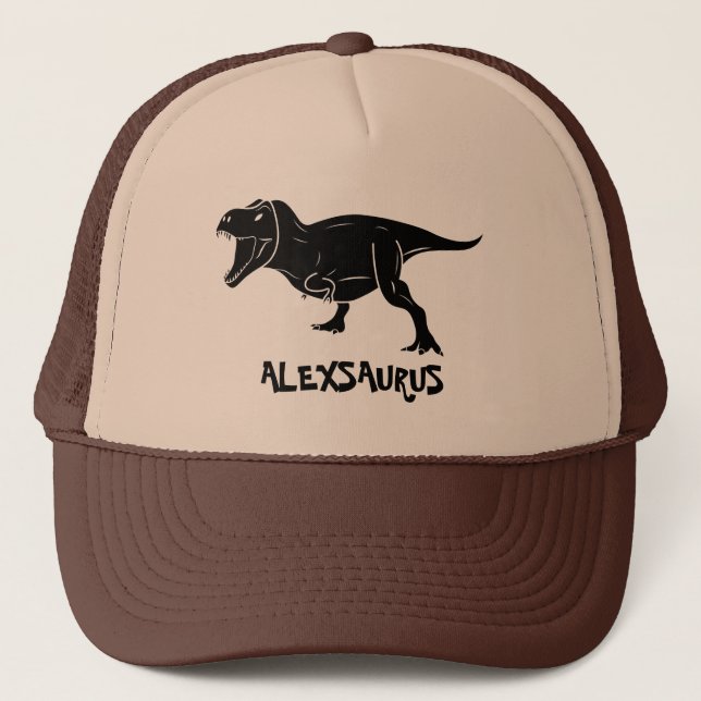 Gorra De Camionero Dinosaurio personalizado (Anverso)