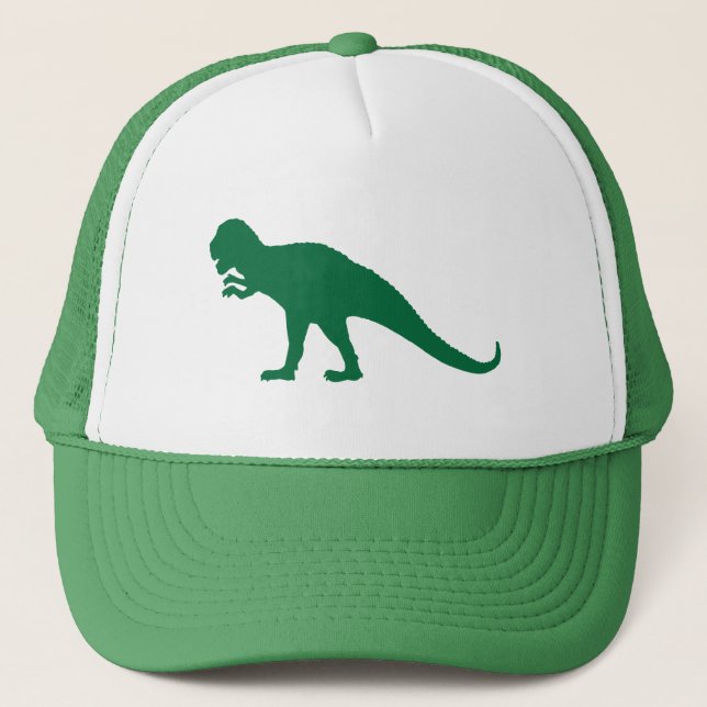 Gorra De Camionero Dinosaurio verde (Anverso)