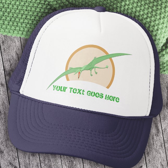 Gorra De Camionero Dinosaurio volador de pterodáctilo verde personali (Subido por el creador)