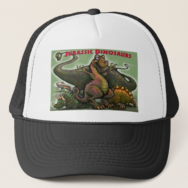 Gorra De Camionero Dinosaurios Jurásicos (Anverso)