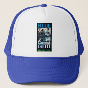 GORRA DE CAMIONERO DIOS AZUL INDICA