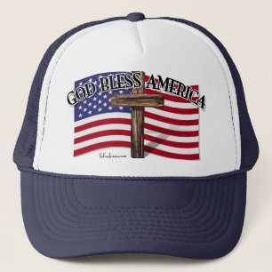 Gorra De Camionero Dios bendice América