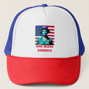 Gorra De Camionero Dios bendiga a Estados Unidos