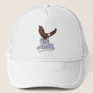 Gorra De Camionero Dios bendiga a Estados Unidos