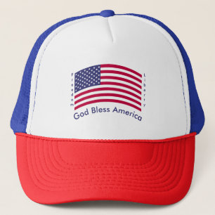 Gorra De Camionero Dios bendiga a Estados Unidos - Libertad