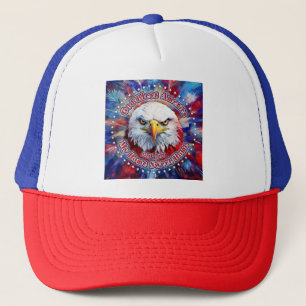 Gorra De Camionero Dios bendiga América Mi hogar dulce hogar Águila R