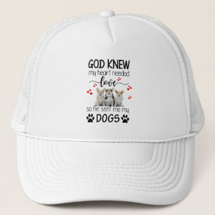 Gorra De Camionero Dios Corgi Sabía Que Mi Corazón Necesitaba Amor Am