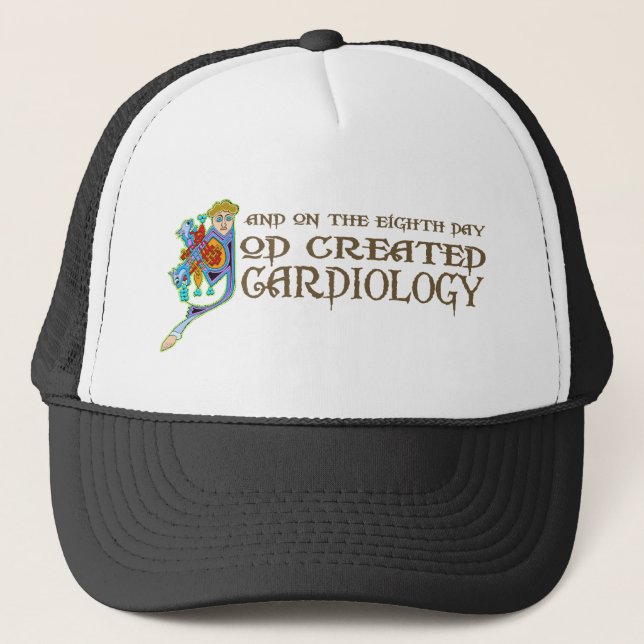 Gorra De Camionero Dios creó la cardiología (Anverso)