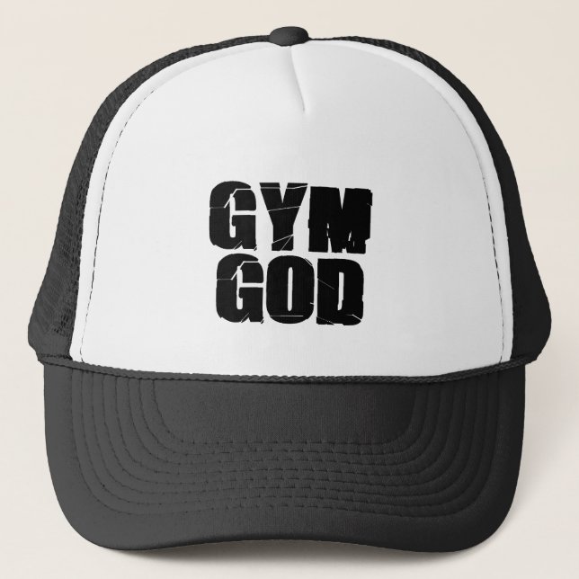 Gorra De Camionero Dios del gimnasio (Anverso)