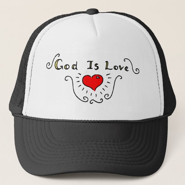Gorra De Camionero Dios es amor (Anverso)