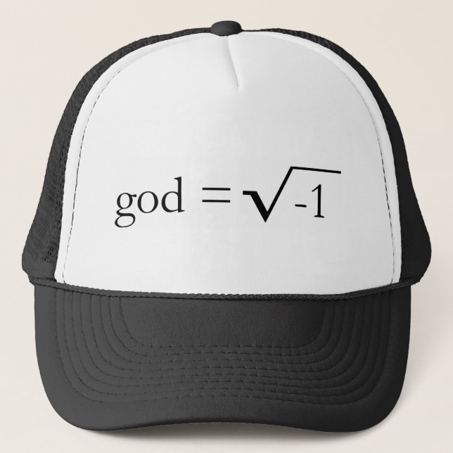 Gorra De Camionero Dios es imaginario (Anverso)