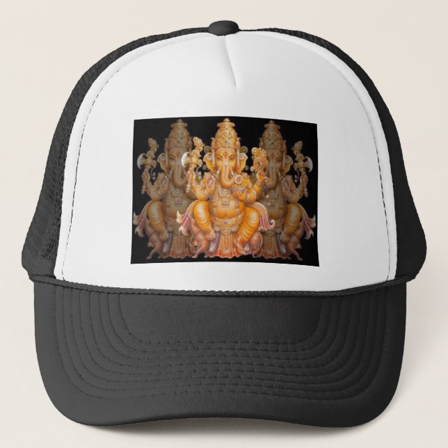 GORRA DE CAMIONERO DIOS HINDÚ DE GANESH (Anverso)