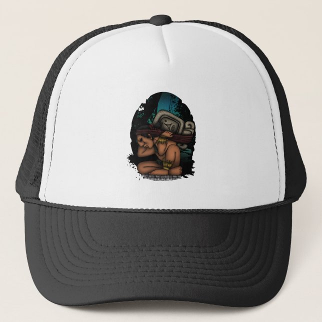 Gorra De Camionero Dios maya (Anverso)