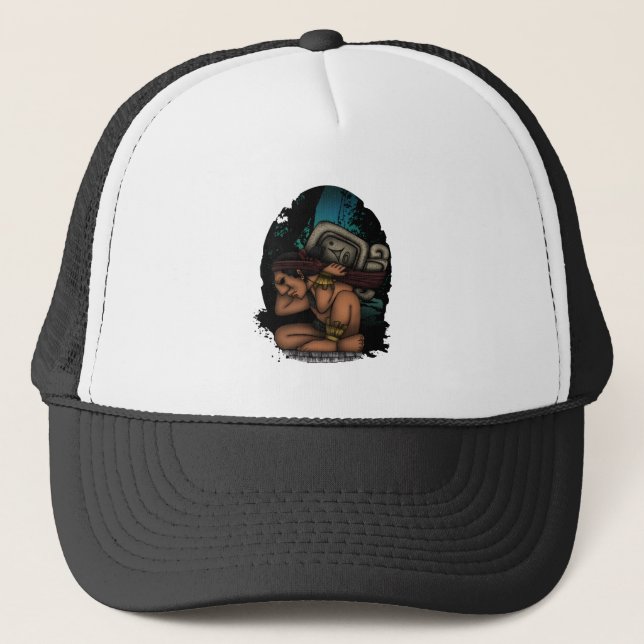 Gorra De Camionero Dios maya (Anverso)