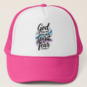 Gorra De Camionero Dios No Nos Ha Dado Un Espíritu De Miedo Cristiano