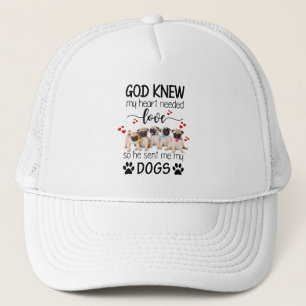 Gorra De Camionero Dios sabía que mi corazón necesitaba amar a los am