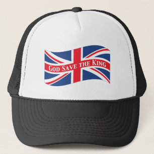 Gorra De Camionero Dios salve al rey con Union Jack