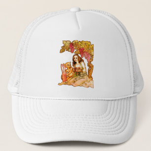 Gorra De Camionero Diosa De Vino