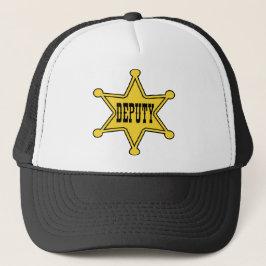 Gorra De Camionero Diputado Badge Hat