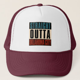 Gorra De Camionero Directamente fuera de Oklahoma Ciudad Oklahoma OK