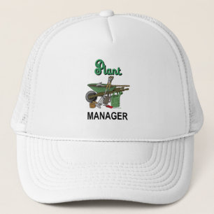 Gorra De Camionero Director de planta para el jardinero