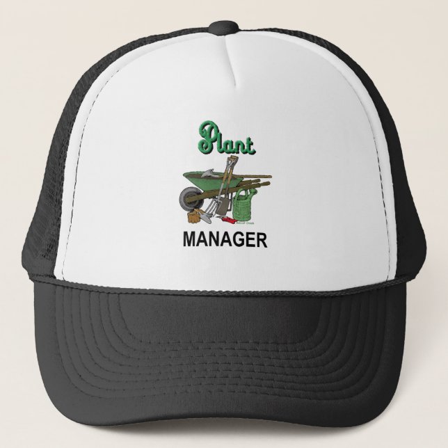 Gorra De Camionero Director de planta para el jardinero (Anverso)