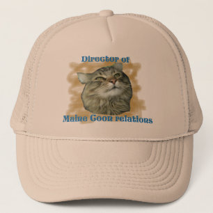 Gorra De Camionero Director de Relaciones Maine Coon