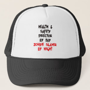 Gorra De Camionero Director de Salud y Seguridad de Zombie Slayer