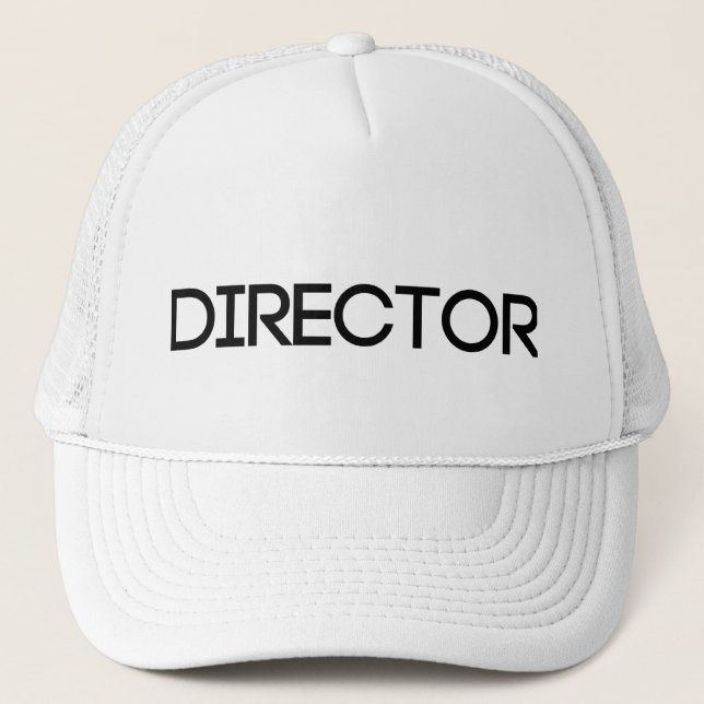 Gorra De Camionero Director Hat del equipo de filmación (Anverso)