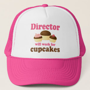 Gorra De Camionero Director Will Work For Cupcakes