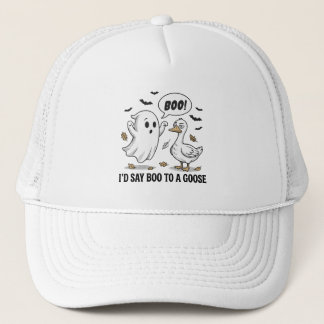 Gorra De Camionero Diría Buu a un Ganso – Halloween Divertido