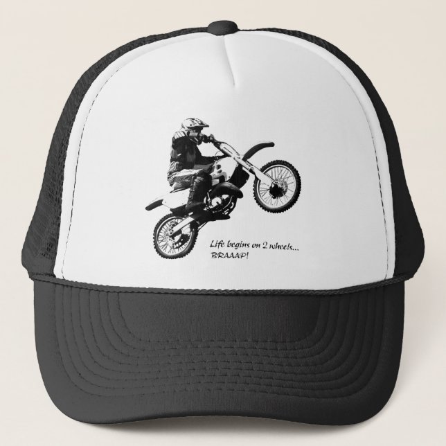 Gorra De Camionero Dirtbike (Anverso)