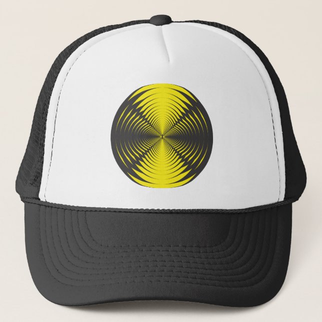 Gorra De Camionero Disco hipnótico (Anverso)