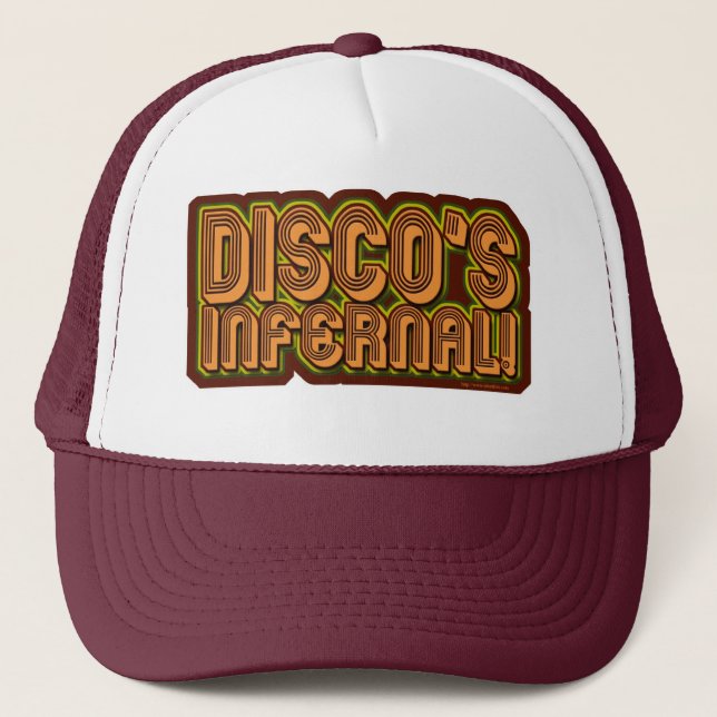 Gorra De Camionero Discos infernales (Anverso)