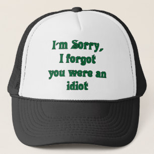 Gorra De Camionero Disculpa