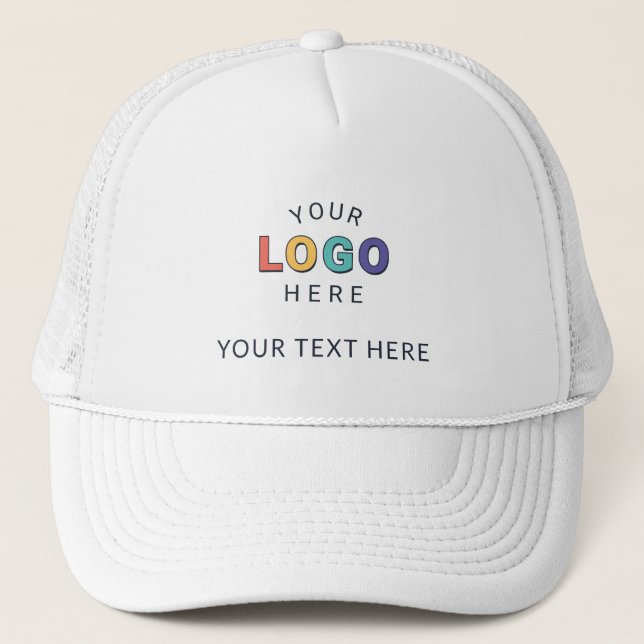 Gorra De Camionero Diseña tu propio logotipo de empresa (Anverso)
