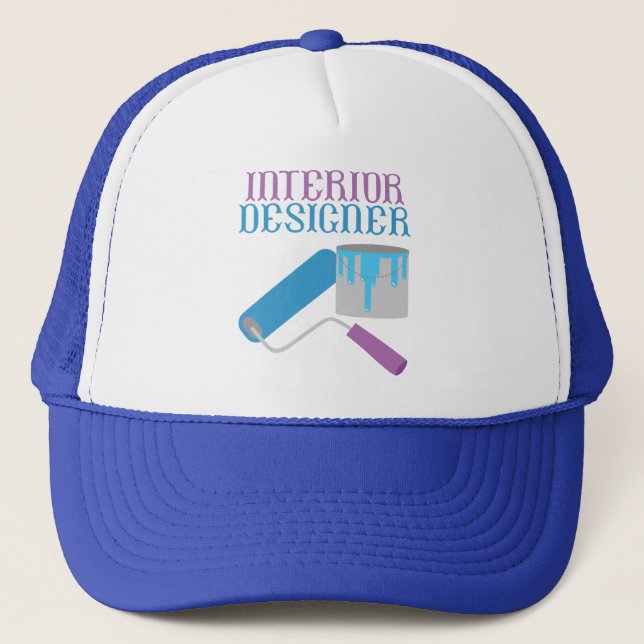 Gorra De Camionero Diseñador de interiores (Anverso)