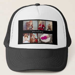 Gorra De Camionero Diseñar su propio Collage de fotos de 6