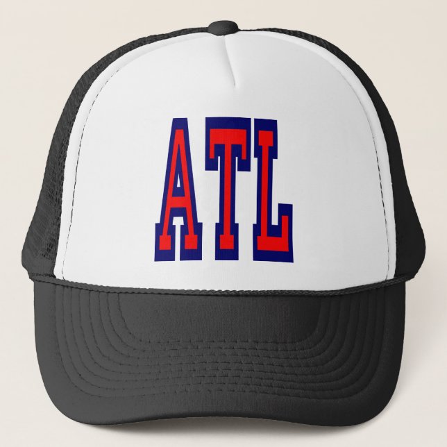 Gorra De Camionero Diseño 4 de Atlanta ATL (Anverso)
