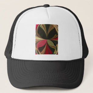 Gorra De Camionero Diseño abstracto con líneas flotantes Imprimir art