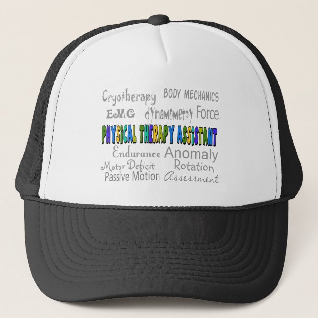 Gorra De Camionero Diseño auxiliar de la "terminología" de la terapia (Anverso)