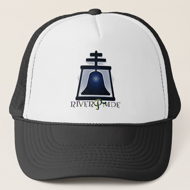 Gorra De Camionero Diseño azul de RiverPride (Anverso)