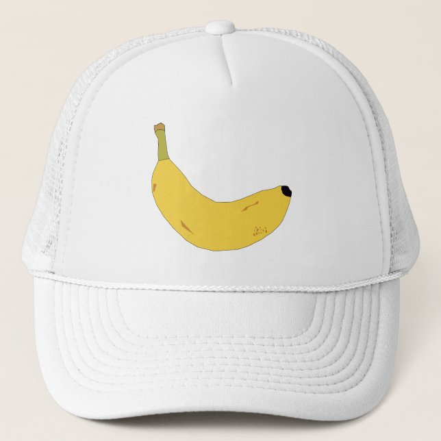 GORRA DE CAMIONERO DISEÑO BANANA DE ESTILO POP ART (Anverso)