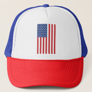 Gorra De Camionero Diseño clásico de bandera estadounidense ondulada