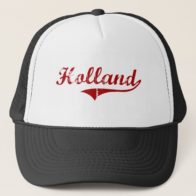Gorra De Camionero Diseño clásico de Holanda Massachusetts (Anverso)