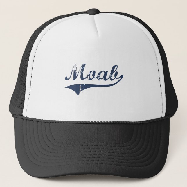 Gorra De Camionero Diseño clásico de Moab Utah (Anverso)
