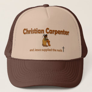 Gorra De Camionero Diseño cristiano del regalo del carpintero 2