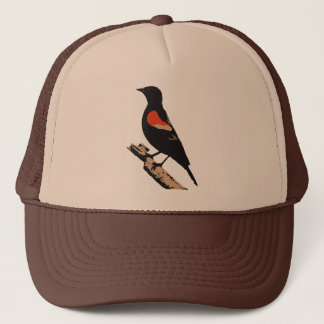 Gorra De Camionero Diseño de 4 colores de Red Wingbird Blackbird